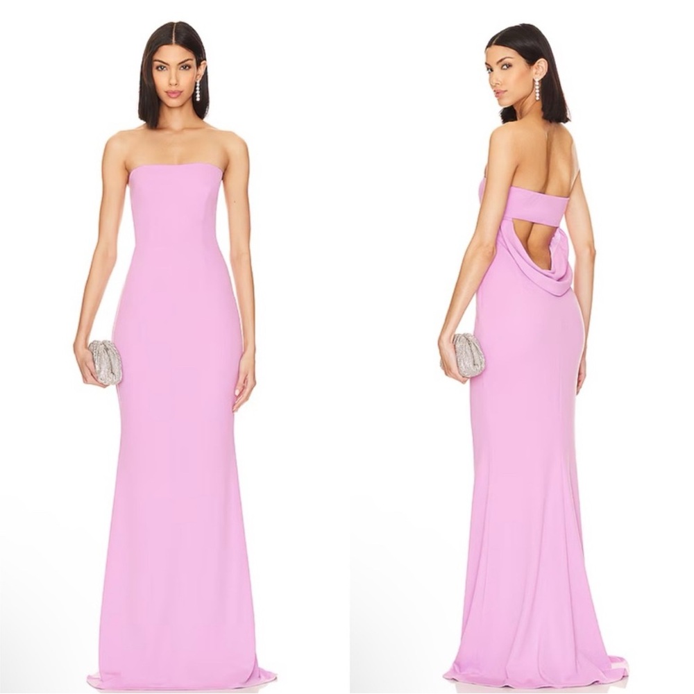 Katie May Strapless Lilac Gown
